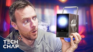 LG CineBeam Q Review  The SMALLEST 4K Laser Projector Ever 👀 2024 [upl. by Yrok]