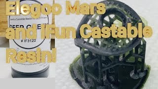 Elegoo Mars and ifun Castable Resin Review Settings and Examples [upl. by Enimrac]