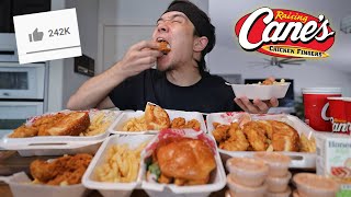 Raising Canes Full Menu Challenge All 5 Combo Meals [upl. by Enialed]