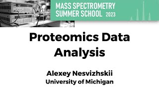 Proteomics Data Analysis [upl. by Etam990]