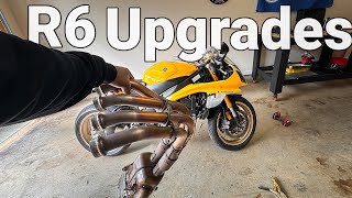 Turning my Yamaha r6 from Stock to FULLY LOADED [upl. by Kirstin]