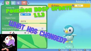 WHAT WE KNOW OF THE NEW UPDATE Version 113 Update  Pokemon BDSP [upl. by Elson65]