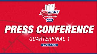 2024 BIG EAST Womens Basketball Tournament Press Conference Quarterfinal 1 [upl. by Hermann]