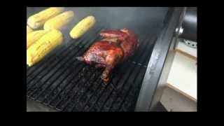 How to Grill Teriyaki Chicken on a Traeger Smoker Grill [upl. by Latrina413]