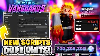 NEW Anime Vanguard Script Hack GUI  INF REROLL  AUTO FARM HACK  SECRET DUPE OP Macro HACK  1 [upl. by Astrea]