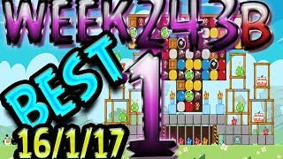 Angry Birds Friends 2017 BLAST OFF Tournament Level 1 Week 243B BEST Highscore POWERUP walkthrough [upl. by Esej60]