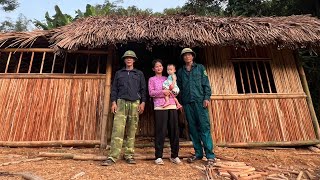 100 Completed Wooden House for DeafMute Single Mother with Police Help Lý Nhị Ca [upl. by Oivlis605]