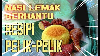 Cara buat nasi lemak Malaysia berhantu Homemade  Makan apa hari ni [upl. by Ariad860]