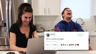 Turning Noah Centineos Tweets into Mad Libs [upl. by Eilsel50]