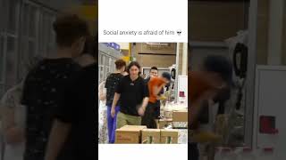 Bro isnt socially awkward  he is awkwardly social💀😭🤣viralreels funnyvideo [upl. by Seys]