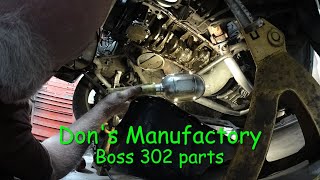 66 Mustang Betsy  Boss 302 Parts Install [upl. by Rowley]