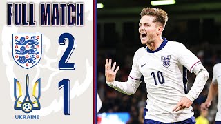 FULL MATCH  England U21 v Ukraine U21  UEFA EURO U21 Qualification  Group F  England [upl. by Angelis]