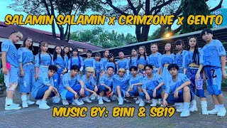 Salamin Salamin x Gento  Bini x SB19 music in Upeepz Concert performed by Electro Groovers [upl. by Elise345]