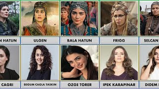 Kurulus Osman Famous Actresses Real Names and Pictures [upl. by Hairahcaz16]