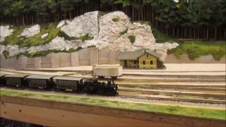 Wolkenburg  H0e layout  042016 Testfarten [upl. by Larson]