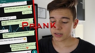 Ich mache über WhatsApp Schluss  Prank [upl. by Enneillij]