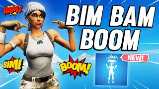 Fortnite Montage  quotBIM BAM BOOMquot Carla NEW BIM BAM BOOM EMOTE [upl. by Aicela580]