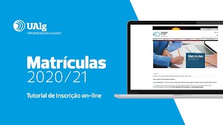 Matrículas  Tutorial de inscrição online [upl. by Bonis]