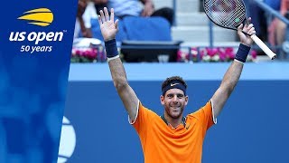 Juan Martin del Potro Advances To Second US Open Final [upl. by Rebmac]