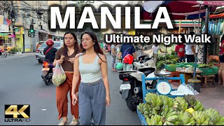 Ultimate Street Walk in Sampaloc Manila Philippines 4K [upl. by Reemas367]