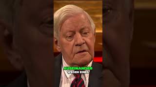 Der Weg zur Diktatur Die Folgen der Weltwirtschaftskrise Ein Rückblick auf was war Helmut Schmidt [upl. by Ettelrac]