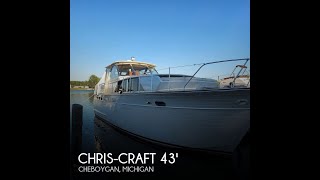 Used 1965 ChrisCraft Constellation for sale in Cheboygan Michigan [upl. by Enyala]