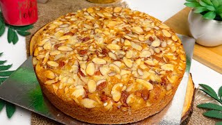 Try This Easiest Almond Cake Bakery Style  Super easy Soft amp MoistDry Almond Cake Dry fruit cake [upl. by Mukul]