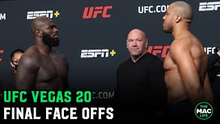 UFC Vegas 20 Jairzinho Rozenstruik vs Ciryl Gane Final Face Off [upl. by Ahse]