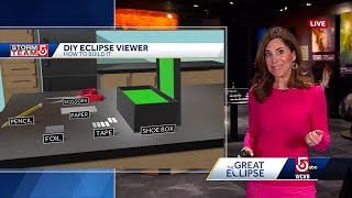 No glasses How to make eclipse viewer at home [upl. by Adler]