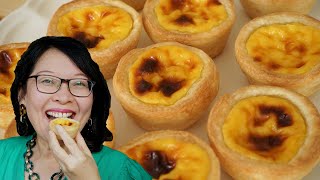 Pasteis De Nata From Scratch  Original Portuguese Recipe  Homemade Puff Pastry  Egg Cream [upl. by Nitsyrc270]