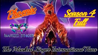 The Masked Singer UK  Phoenix  Season 4 Full [upl. by Yenolem]