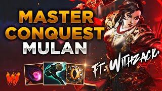 MULAN ESTA PARTIDA ES UNA LOCURA ft WithZack  Warchi  Smite Master Conquest S11 [upl. by Ahmad]