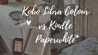 NEW Kobo Libra Colour vs Kindle Paperwhite [upl. by Noit]