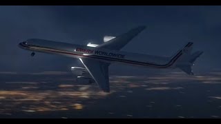 Emery Worldwide Flight 17  Crash Animation [upl. by Orecic]