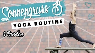 Yoga Sonnengruß B Anfänger Routine  10 Minuten Morgenroutine  Energie für den Tag [upl. by Arimlede714]