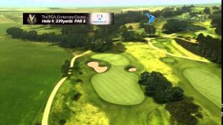 Gleneagles PGA Centenary Course Guide  Par 3 4th [upl. by Dremann]