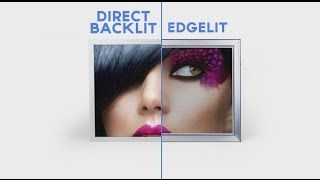 Direct Backlit vs Edgelit Lightboxes [upl. by Severson417]