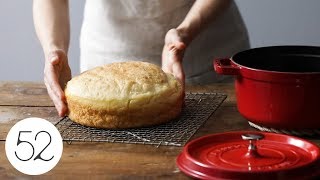 Alexandra Staffords NoKnead Peasant Bread  Genius Recipes [upl. by Guendolen]