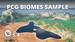 NEW PCG Biomes Sample in Unreal Engine 54 Preview [upl. by Isherwood]