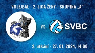 VK Kladno Cats vs SVBC  2 liga ženy [upl. by Owain196]