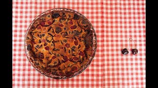 Clafoutis cerises et framboises  La Cuisine de Monica [upl. by Nnahtebazile]