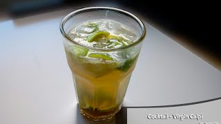 Cocktail zubereiten leicht gemacht  Virgin Caipi alkoholfrei [upl. by Ferino]