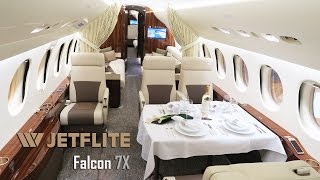 Falcon 7X interior video [upl. by Yemiaj]