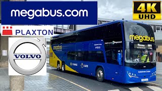 Megabus M11 London to Glasgow via Birmingham Plaxton Panorama Volvo B11RLET Coach 50410YX69LCC [upl. by Trebleht]