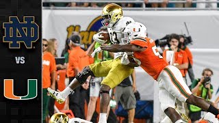 Notre Dame vs Miami Football Highlights 2017 [upl. by Cherye]