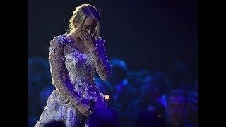 Carrie Underwood In Tears Softly and Tenderly MUST WATCH [upl. by Hagile]