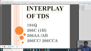 Interplay of TDS Sections  194Q  206AA 206AB 206C1H 206CC 206CCA [upl. by Eachern]