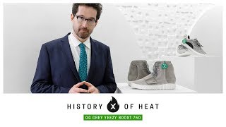 StockX History of Heat OG Grey Yeezy Boost 750 [upl. by Nnylatsyrc704]