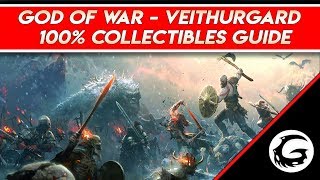 God of War  100 Collectibles Veithurgard Guide Full Commentary  Gaming Instincts [upl. by Adela]