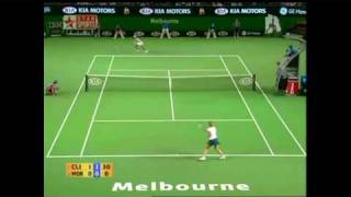 2007 Australian Open R2 Kim Clijsters vs Akiko Morigami Highlights [upl. by Novla]